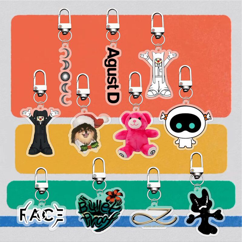 25 Years JIMIN V Representative Logo New Acrylic Keychain Bag Pendant Accessories Accessories Star Peripheral