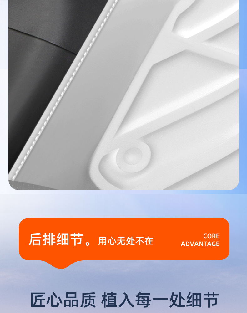 Suitable for Nissan N7 Models, Dust-Proof Car Interior Accessories, Environmentally Friendly Double-Layer Tpe Car Floor Mats