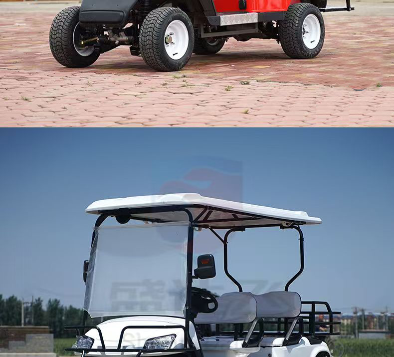 New Model Golf Cart Electric Four-Wheeler 2-8 Seat Sightseeing Car for Tourist Areas and Parks