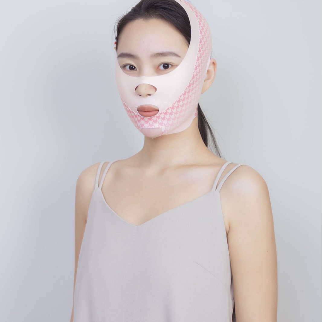 A Set of Three Facial Trainers, New Cross-Border Special V-Face Lifting Bandage, Anti-Sagging Sleep Mask