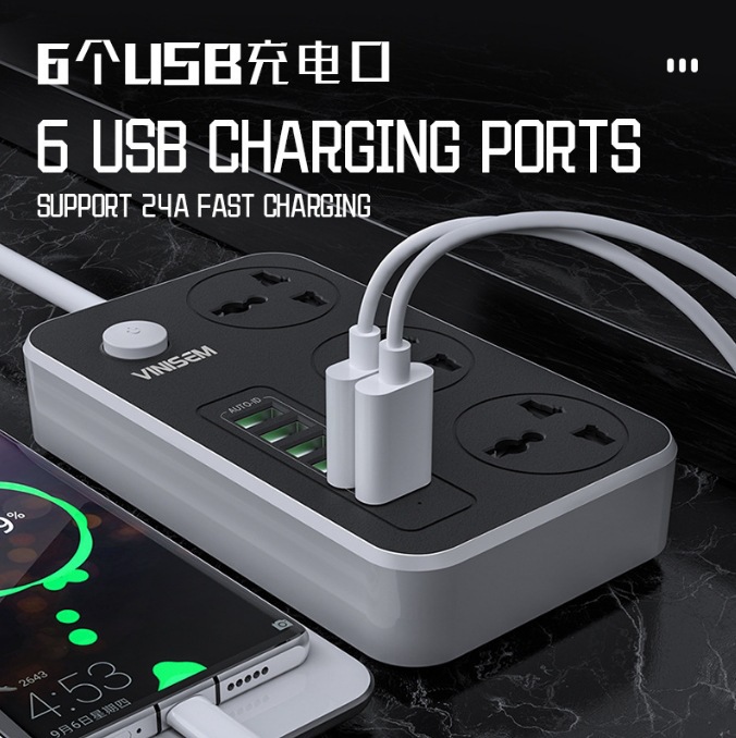 Transfronterizos para conector USB SC3604 enchufe multifuncional, puerto universal universal global