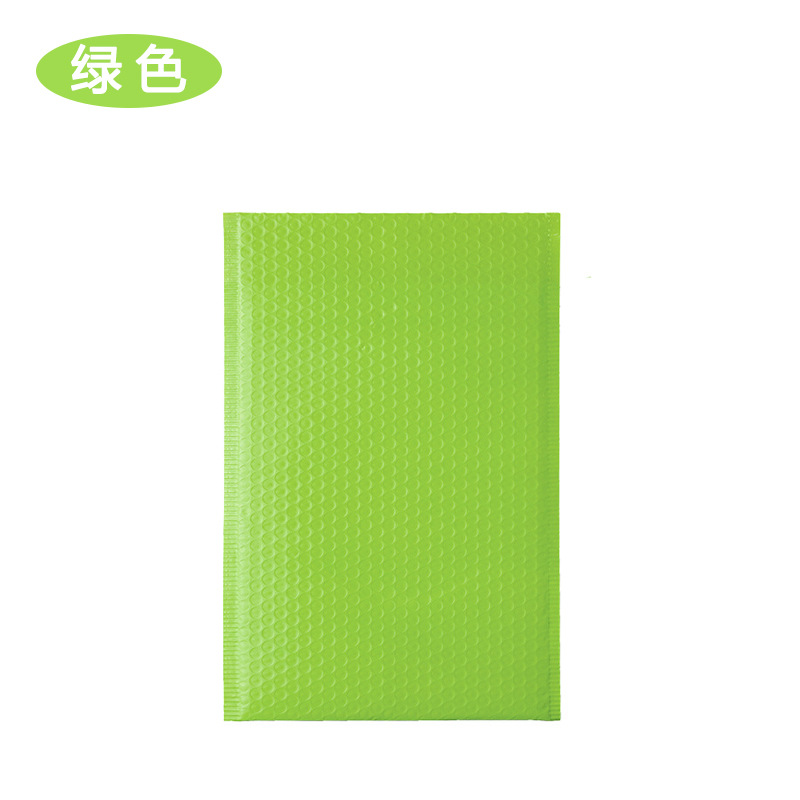 Bolsa de burbujas de color mate gruesa 140g bolsa de burbujas de película de coextrusión negra bolsa autoadhesiva bolsa de espuma de embalaje de ropa