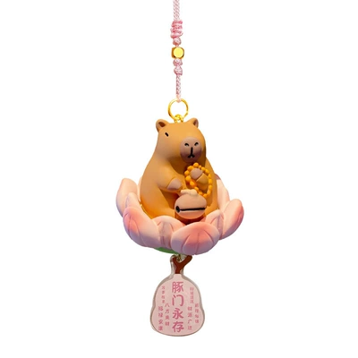 Exquisite Resin Capybara Rearview Mirror — Car hanging