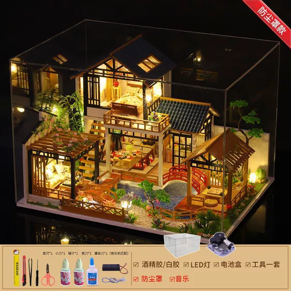 Linyuan Tianju+Tools Glue+Lamp+Dust Cover+Music