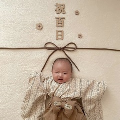 INS Nordic-style Baby 100-Day Photo Props: Chinese Character Wooden Pieces with a Forest-Style Stylish Pose for Your Little One