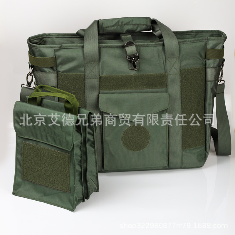 Large-Capacity Multifunctional Pilot Helmet Bag, Handbag, Green Work Bag, Shoulder Bag, New Boarding Bag