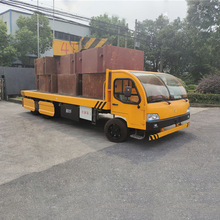 仓库厂区大型电动搬运车厂家供货轻松装卸货纯电动平板运输车