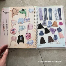 女孩磁力换装贴纸玩具公主换装秀儿童可反复换衣服纸娃娃磁性贴画
