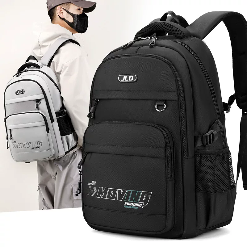 Universal backpack for leisure, capacious travel bag, for secondary school