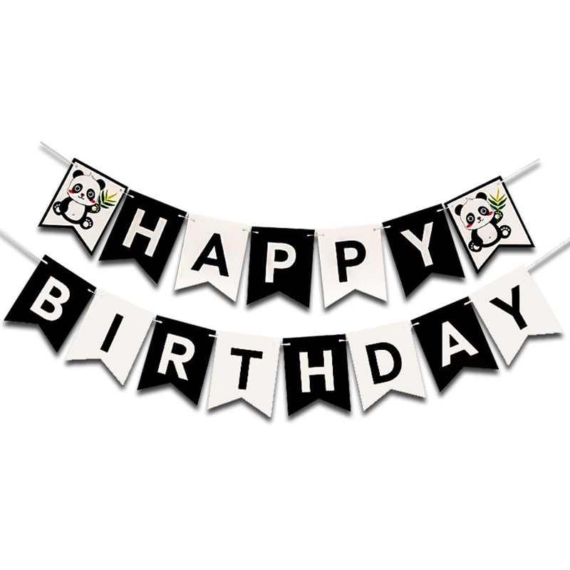 Guirnalda de Feliz Cumpleaños con Diseño de Cola de Pez en Papel Dorado, Decoración para Fiesta