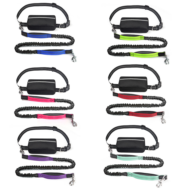 Riñonera deportiva para mascotas de Amazon de estilo explosivo transfronterizo, correa para perros multifuncional, correa para perros, cuerda para perros