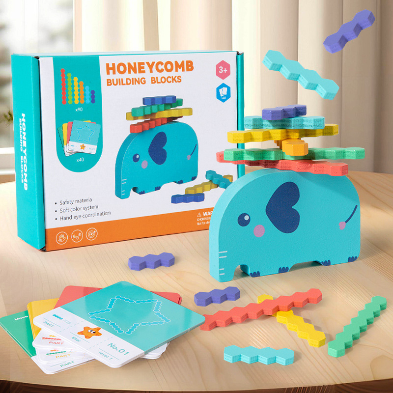 Juguetes educativos de educación temprana transfronteriza para bebés, entrenamiento de coordinación mano-ojo para niños, al por mayor, apilamiento de animales, música interactiva entre padres e hijos