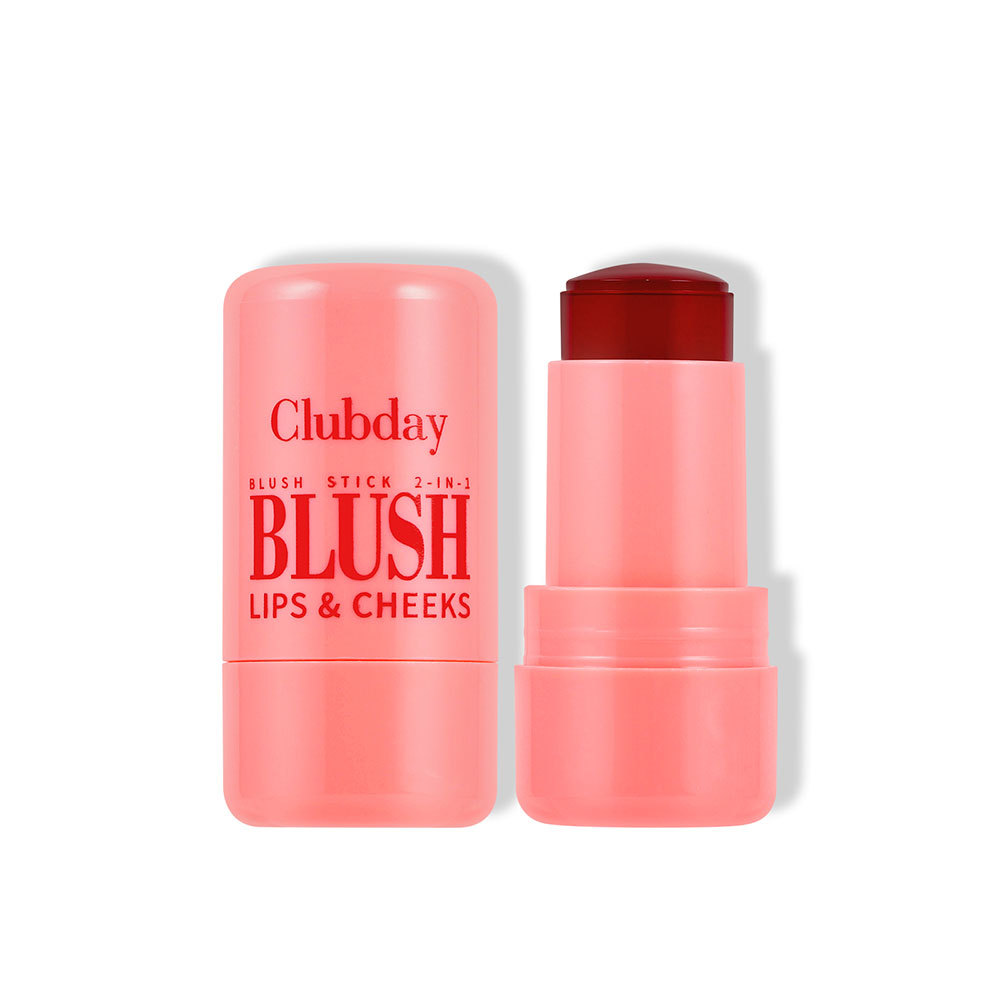 Clubday Multi-color Jelly Blush Stick, Q-bouncy fruit-flavored lip Dye stick, natural contouring lip gloss stick for both lips and cheeks undefined