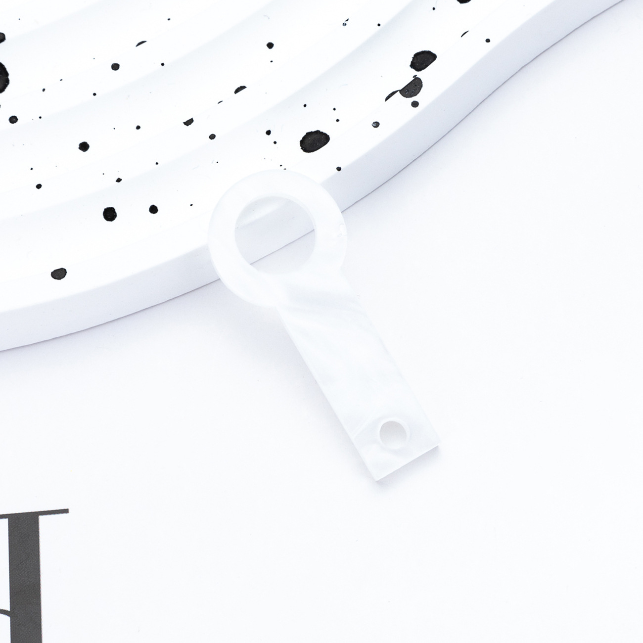 Nuevo DIY cuentas acrílico colgante de paja adecuado para 8mm - 10mm Ice Ba Cup accesorios de paja al por mayor