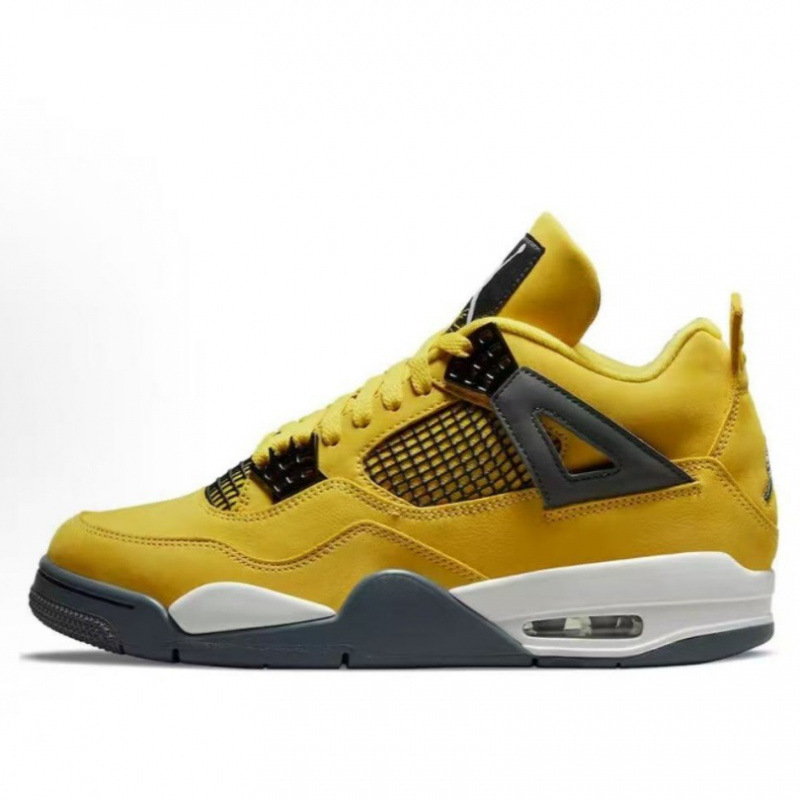 Putian shoe factory AJ4 basketball shoes high-quality leather practical training shoes Jordan 4 casual sports shoes high-top sneakers Putian shoe factory AJ4 basketball shoes high-quality leather practical training shoes Jordan 4 casual sports shoes high-top sneakers