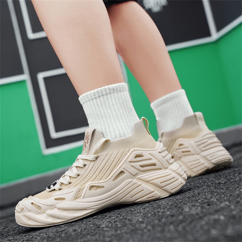 En nombre del verano Feizhi nuevo estilo transpirable y ligero, zapatos deportivos de suela gruesa, ocio al aire libre, zapatos de papá, hombres transfronterizos