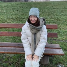 新款现货欧美小鸟提花针织帽正确百搭保暖腈纶高版男女冷帽