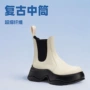 中筒厚底新款秋冬短靴