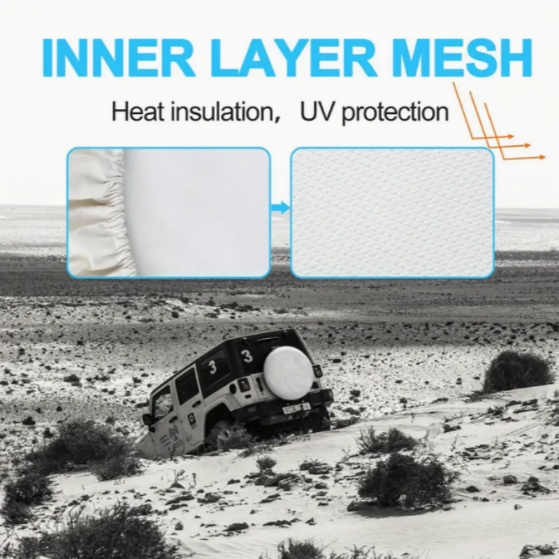 Universal for Car Trailer RV SUV Truck Waterproof Soft PVC Tire Cover Camper and Travel Trailer