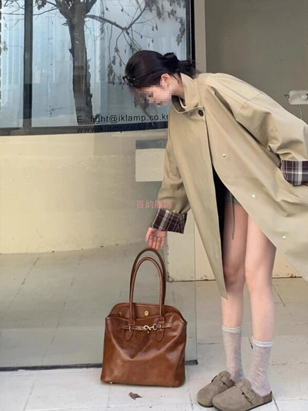 厂家直销爆款风衣女小个子2025新款春秋季英伦风感韩系外套|undefined