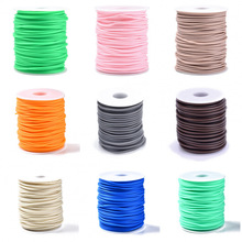 亚马逊热销PVC空心橡胶绳diy饰品配件手链串珠材料 2mm 3mm 4mm