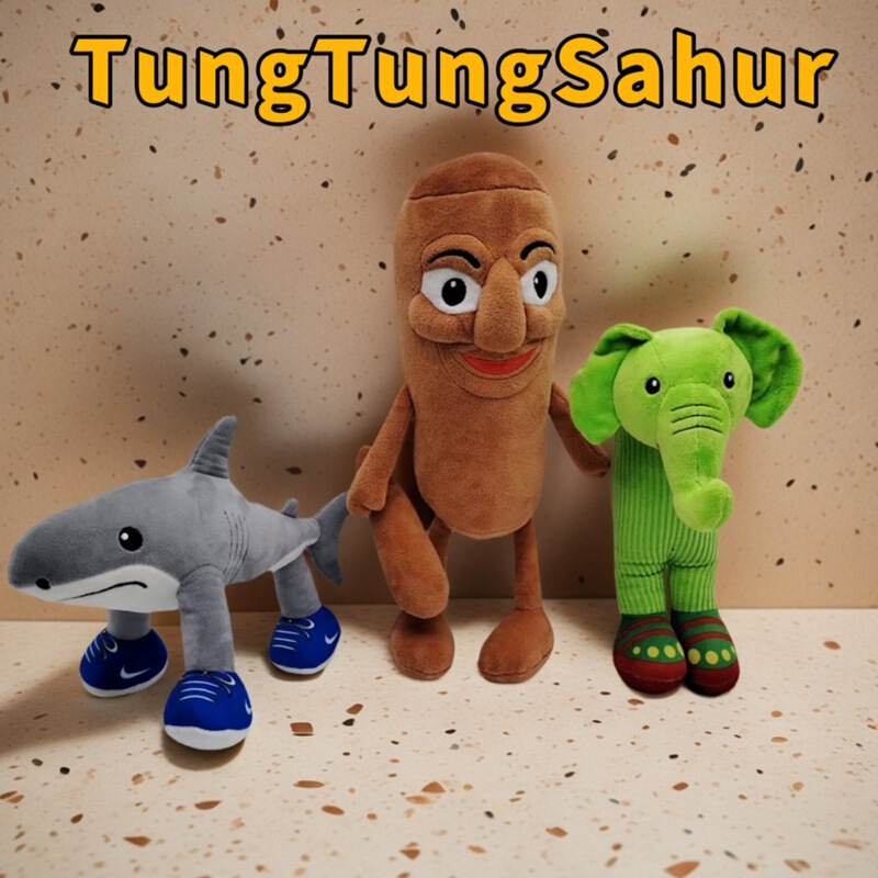 Cross-Border New Product Ai Shan Hai Jing Tralalelotralala Shark Plush Doll Tung Tung Sahur