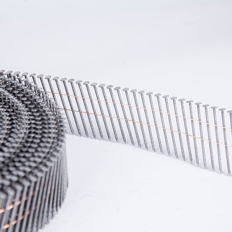 机器专用钉托盘钉大盘卷钉螺纹盘钉厂家批发光杆机器钉胶墩2000支