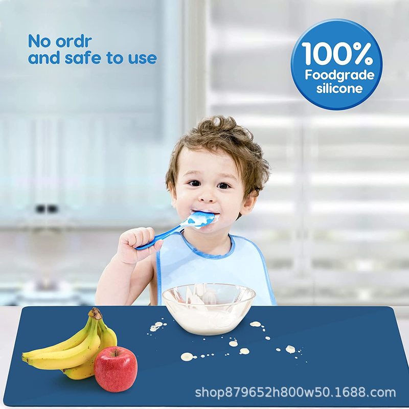 工場食品グレードのシリコーンガスケット防水キャビネットマット家庭用子供用テーブルマット肥厚耐油まな板マットプレースマット|undefined