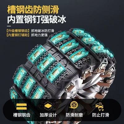 Tire snow chain for off-road cars, SUVs