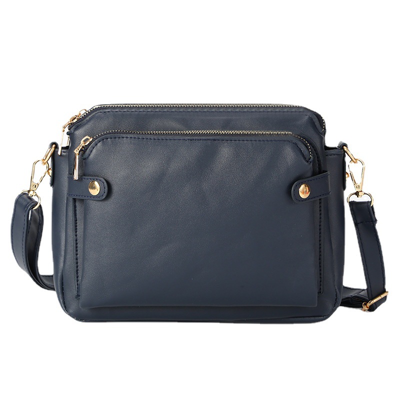 2024 vintage crossbody bag, grand square bag, solid color shoulder bag_voghion.com