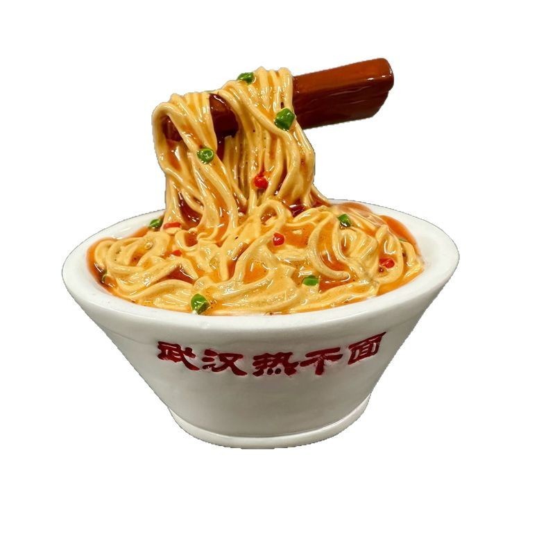 冰箱贴3d立体个性创意装饰地方美食武汉小吃树脂磁性冰箱贴文创|undefined