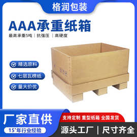 格润源头厂家出口物流货柜工业包装机箱机柜加强加厚AAA重型纸箱
