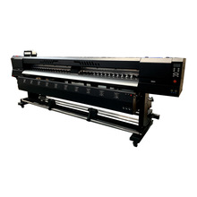 高速喷绘写真一体机户外广告喷绘压电机精度高大幅面打印机