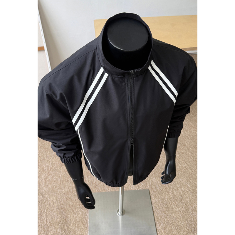 2026 Autumn New Arrival Hong Kong Style Oversized Stand Collar Sports Jacket M-5X HJ26773-TeP29 2026 Autumn New Arrival Hong Kong Style Oversized Stand Collar Sports Jacket M-5X HJ26773-TeP29