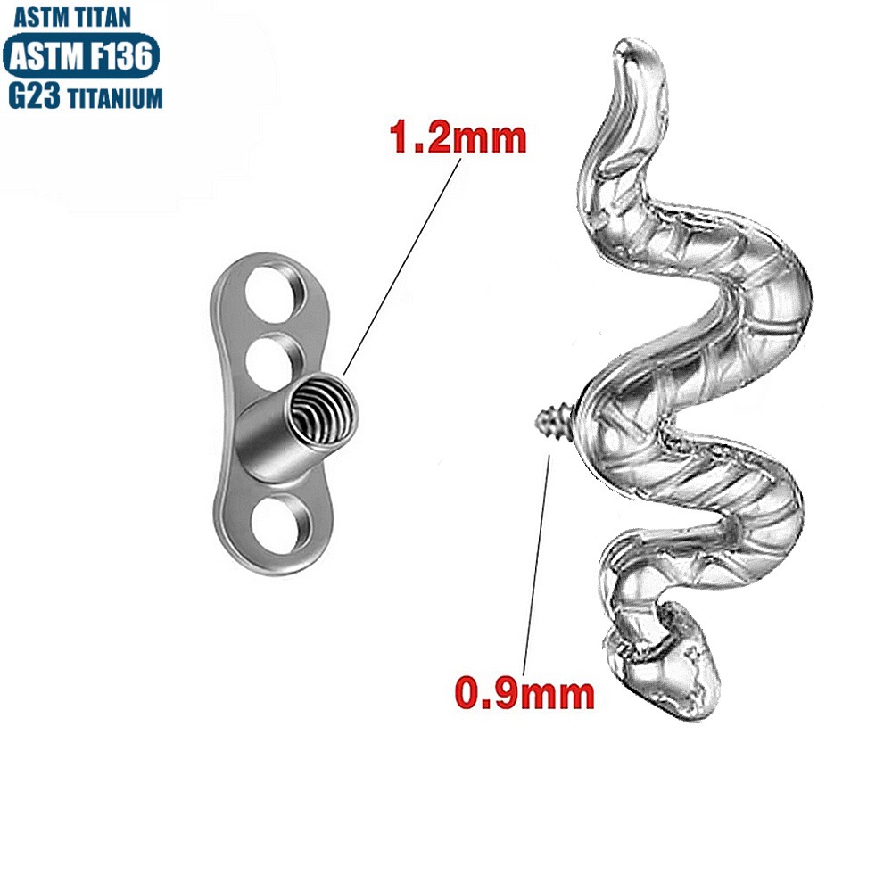 Labret stud lip piercing jewelry styling detail