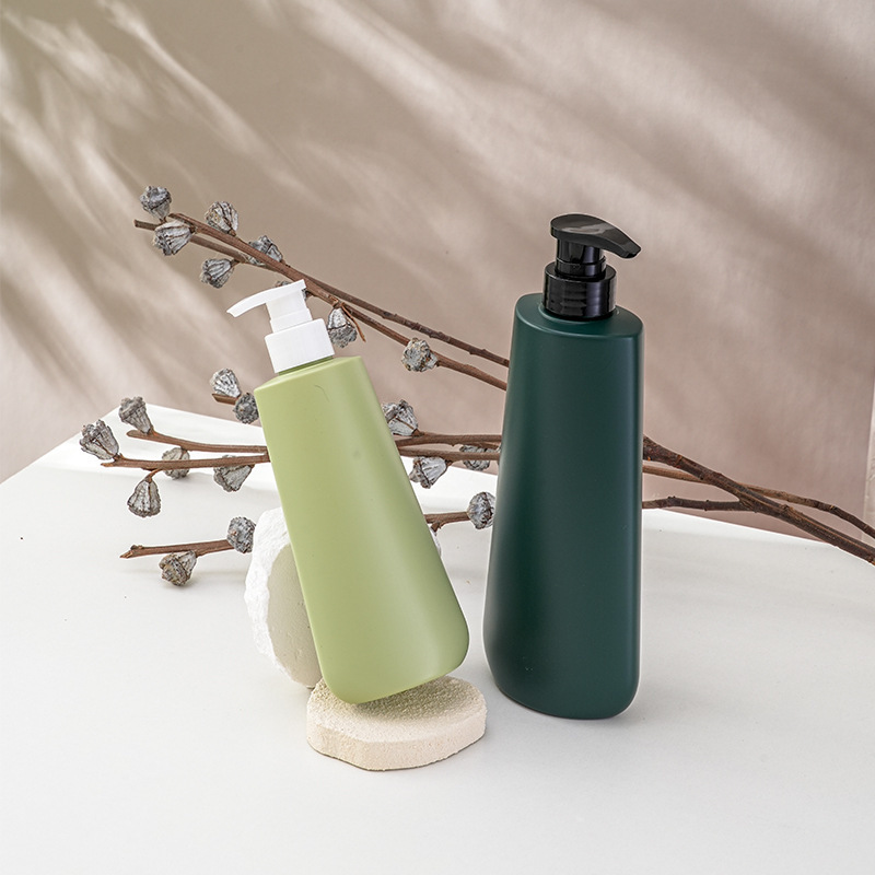 现货PE扁瓶500ml800ml洗发水护发素沐浴露瓶洗护套装瓶身体乳瓶|undefined