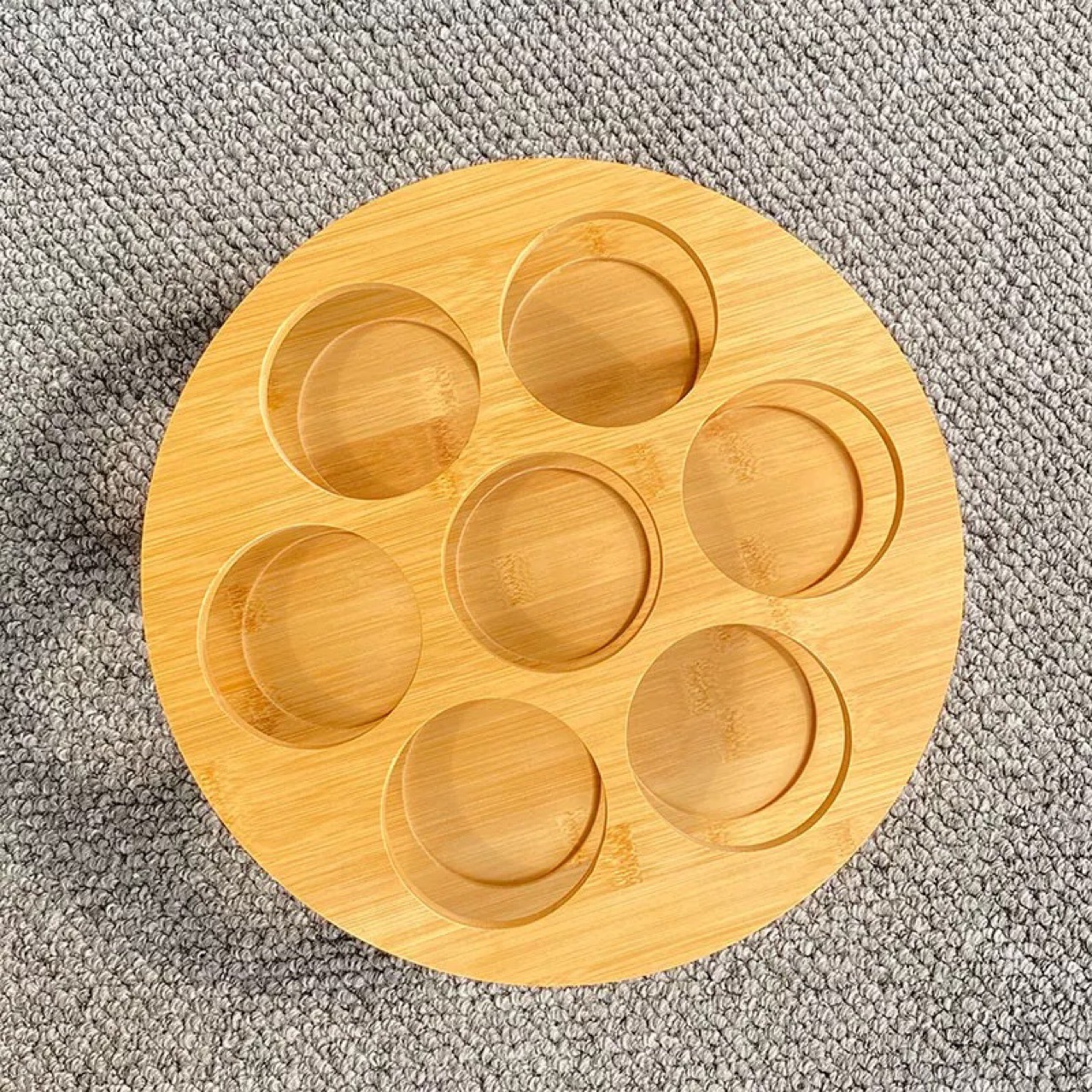 가정용 더블 레이어 회전 스토리지 랙 Nan Bamboo Syrup Rack 거실 침실 조미료 스토리지 랙 장식품 레드 와인 랙