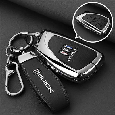 Static Rod/Key Bag — S Car Buckle Shell - smart-5-button-black-leather-rope-buckle-hanging-buckle