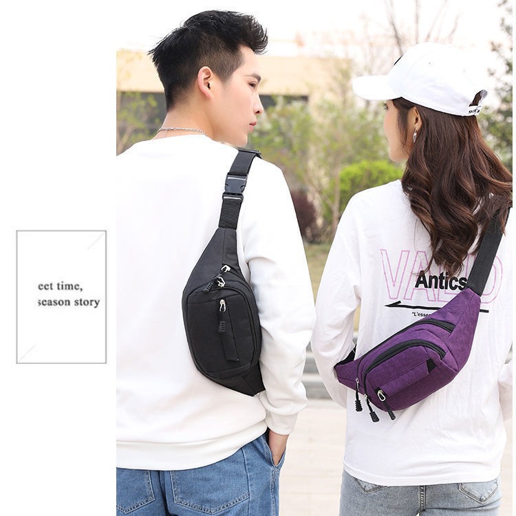 2021 nuevos hombres tácticos de tela Oxford crossbody bolsa de pecho bolsa de mensajero transfronterizo bolsa de cintura deportiva para correr al aire libre para mujeres