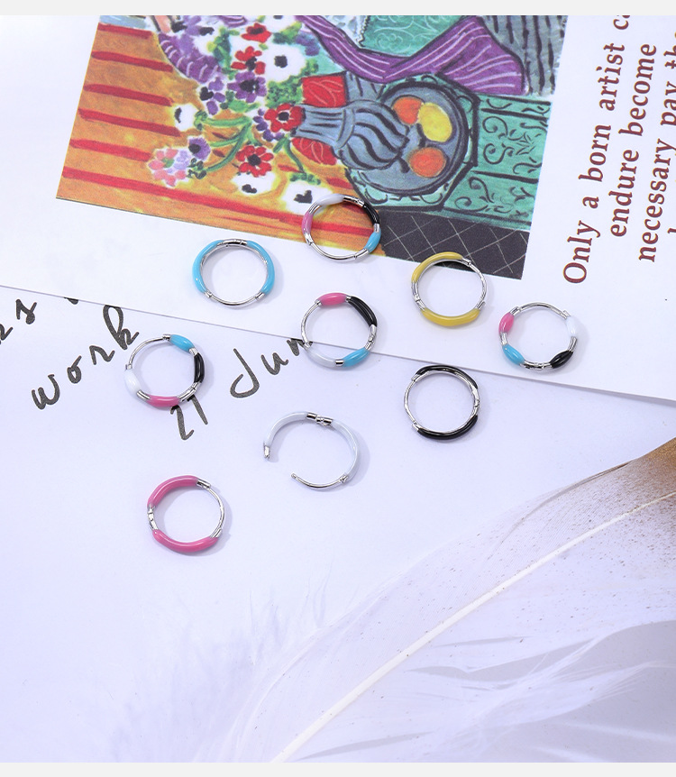 Pointed titanium steel lip stud product view