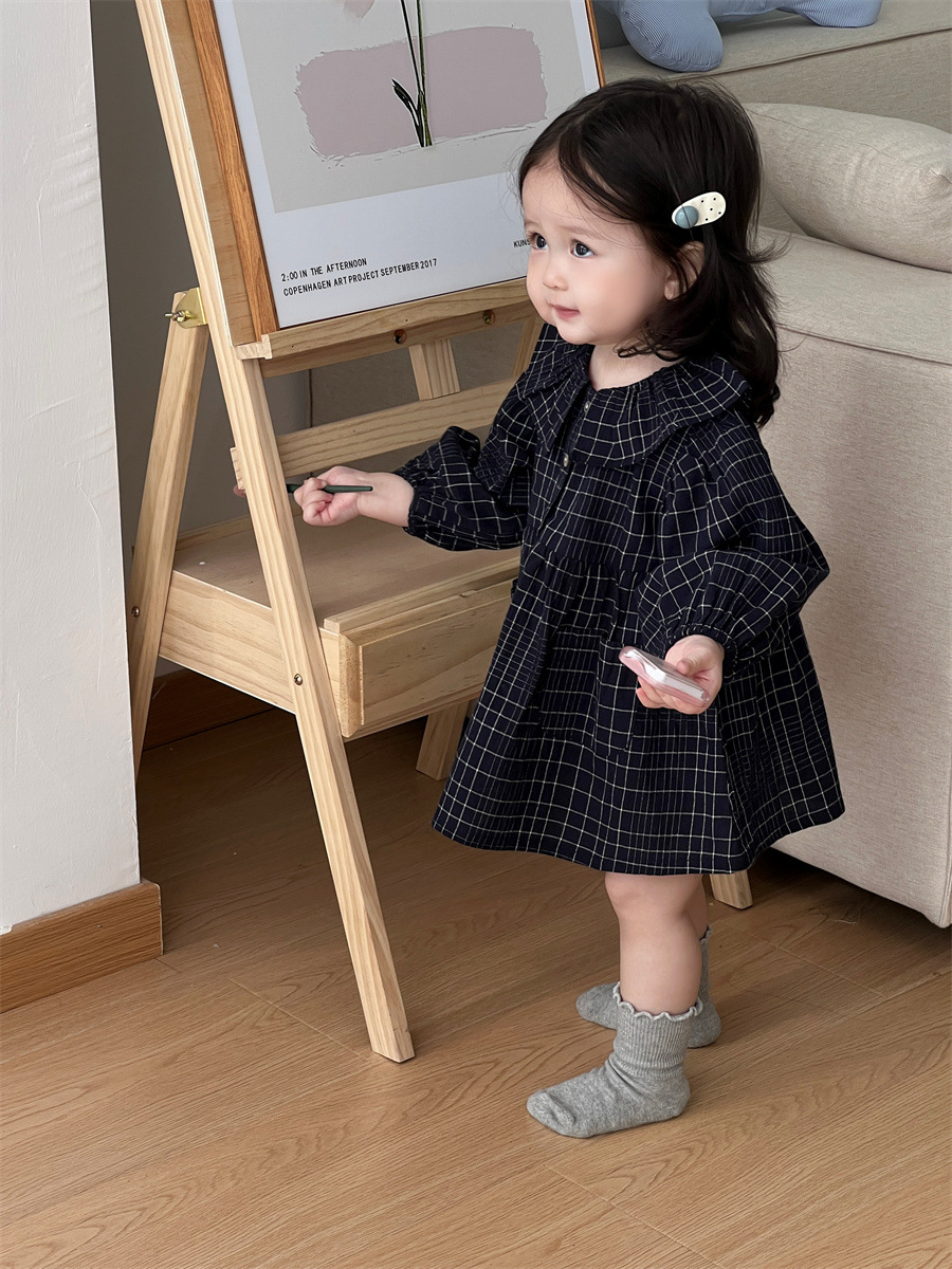 Ropa de otoño para niños 2025 nuevo otoño ropa infantil coreana vestido de princesa ropa de otoño image 3