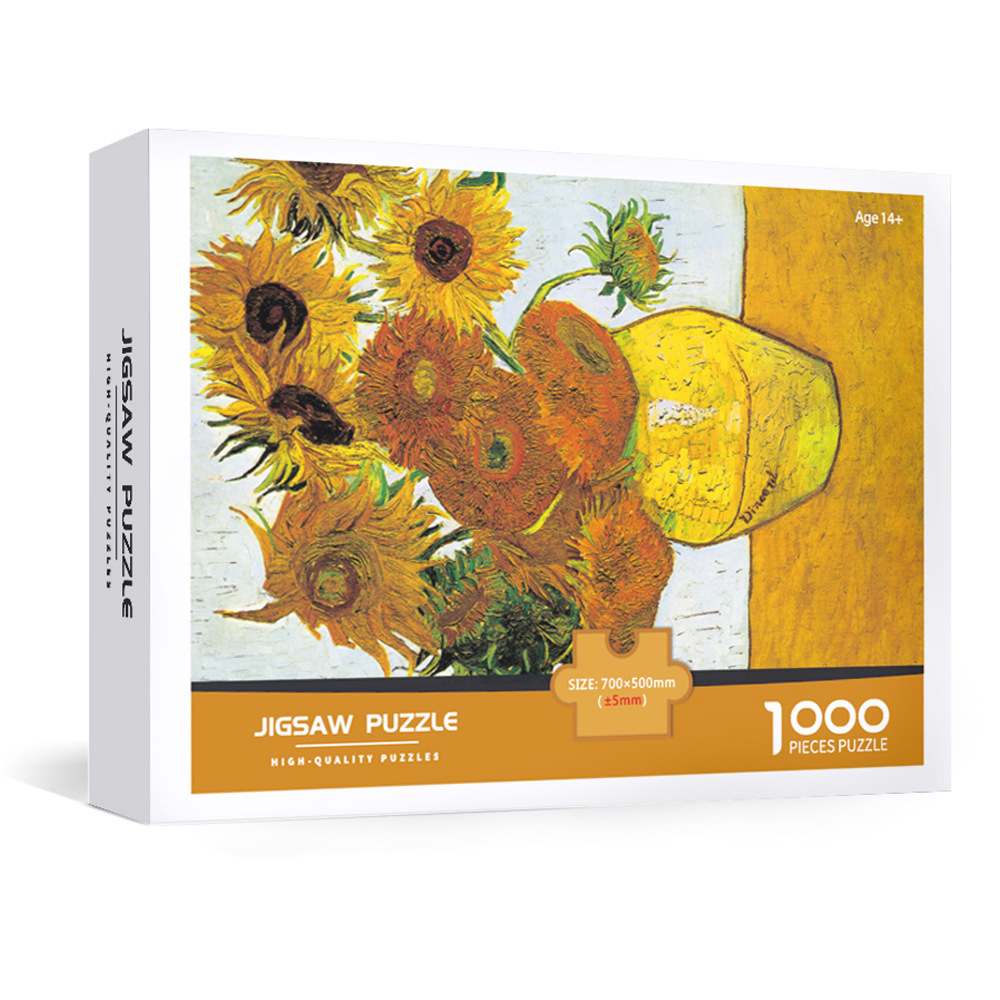 Amazon Venta caliente en stock nueva juventud de 14 años de edad descompresión 1000 piezas rompecabezas de papel juguetes educativos