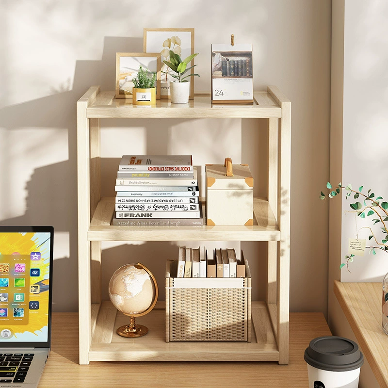 Настольная книжная полка, многослойная стойка для хранения, украшения, витрина ручной работы, офисная стойка для хранения файлов, простая подставка для книг для студентов