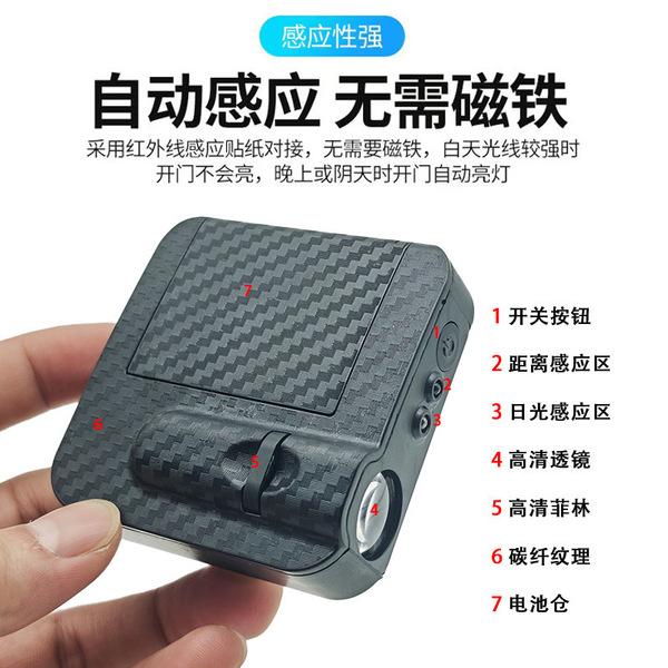 Industrial induction lamp carbon fibre with projector