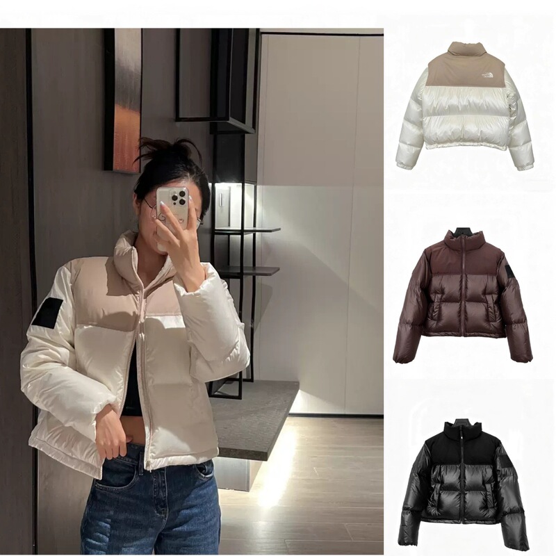 North Face 82B Winter Korean Version High-Waisted Fashion Hot Girl Warm Slimming Kendall Jenner Style down Jacket Women's Puffer Coat