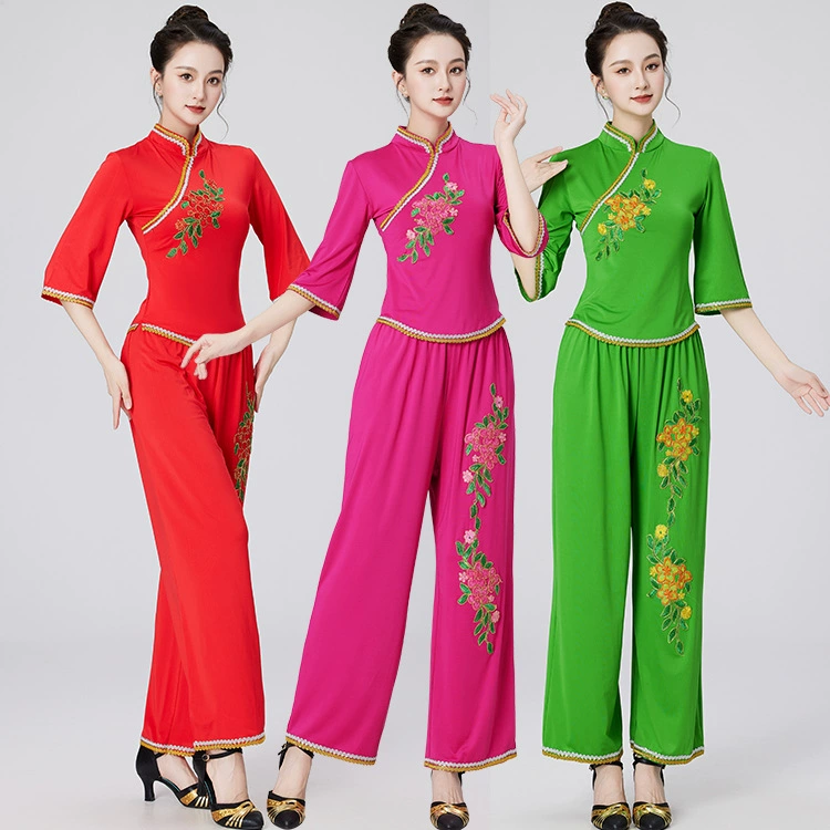 Новый стиль костюма для квадро-танцев (янко), классический этнический танцевальный костюм, комплект - YM2436