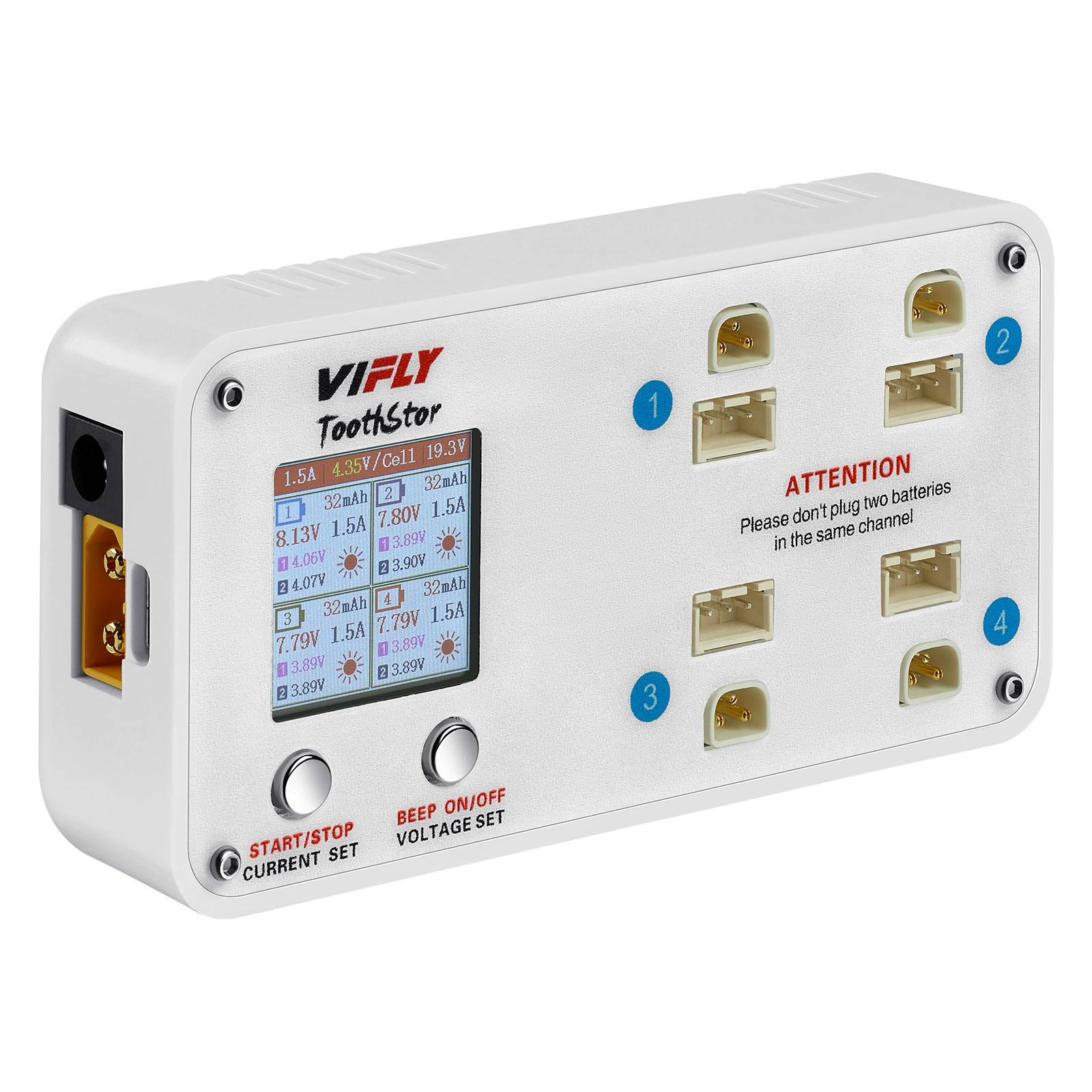 Vifly Toothstor, дрон-проходная машина по кругу, поддерживает зарядное устройство для батарей BT3.0 и XH2.54 2S