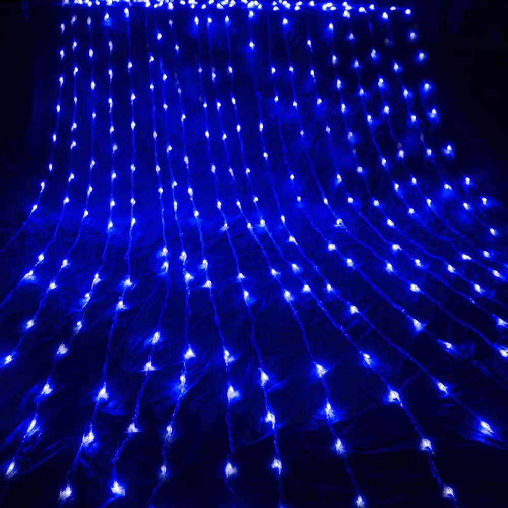 lámpara de agua al aire libre lámpara de cascada LED lámpara de caballo de carreras siempre brillante cadena de lámpara de color diseño de lámpara de cortina lámpara decorativa
