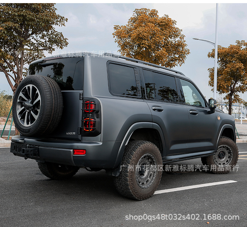 Second-Generation Haval H9 Shock Absorber Black Mamba Nitrogen Hydraulic Shock Absorber with Adjustable Softness and Height Increase 2inch 1.5inch Modification