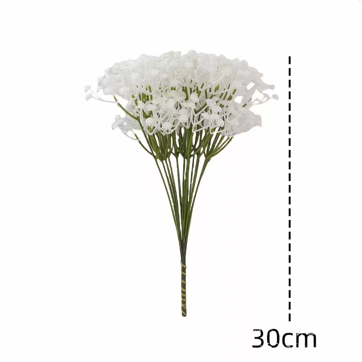 Simulación transfronteriza de una sola rama completa de flores de flores de plástico decoración de boda flores de mano